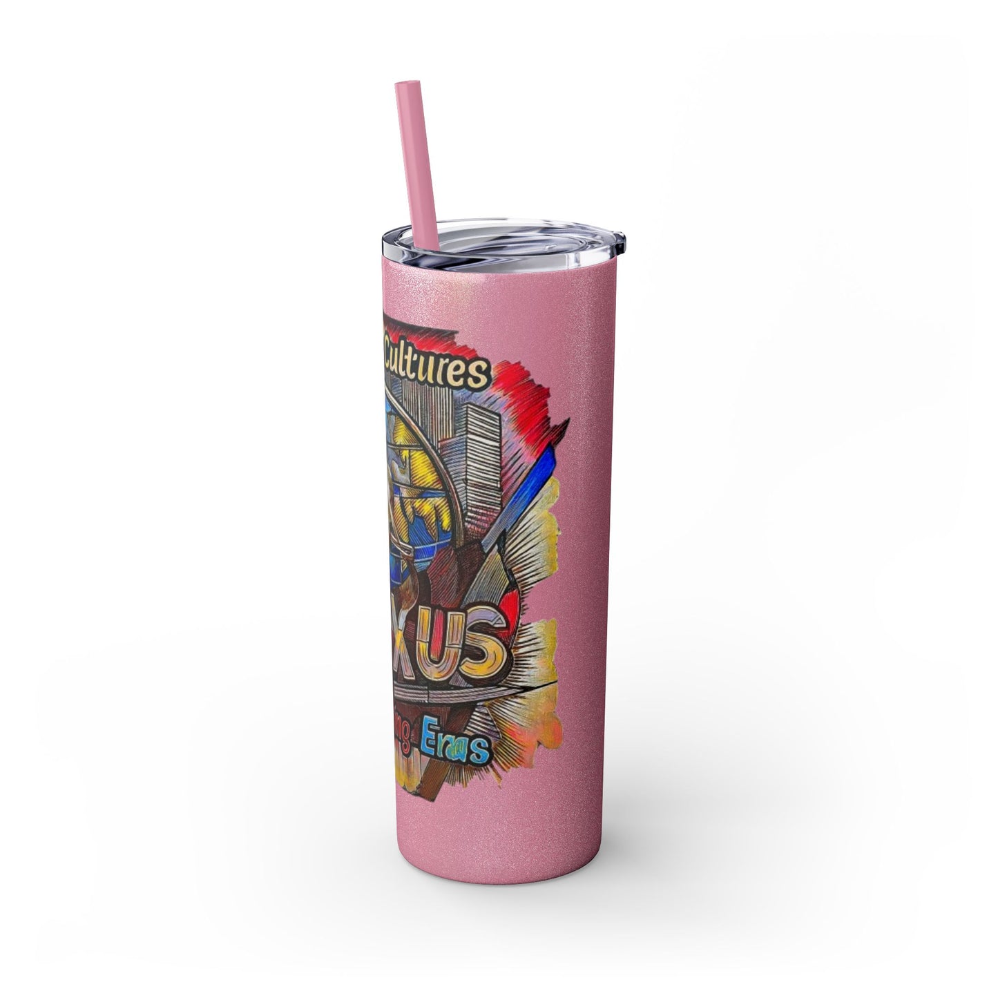 Skinny Tumbler with Straw, 20oz