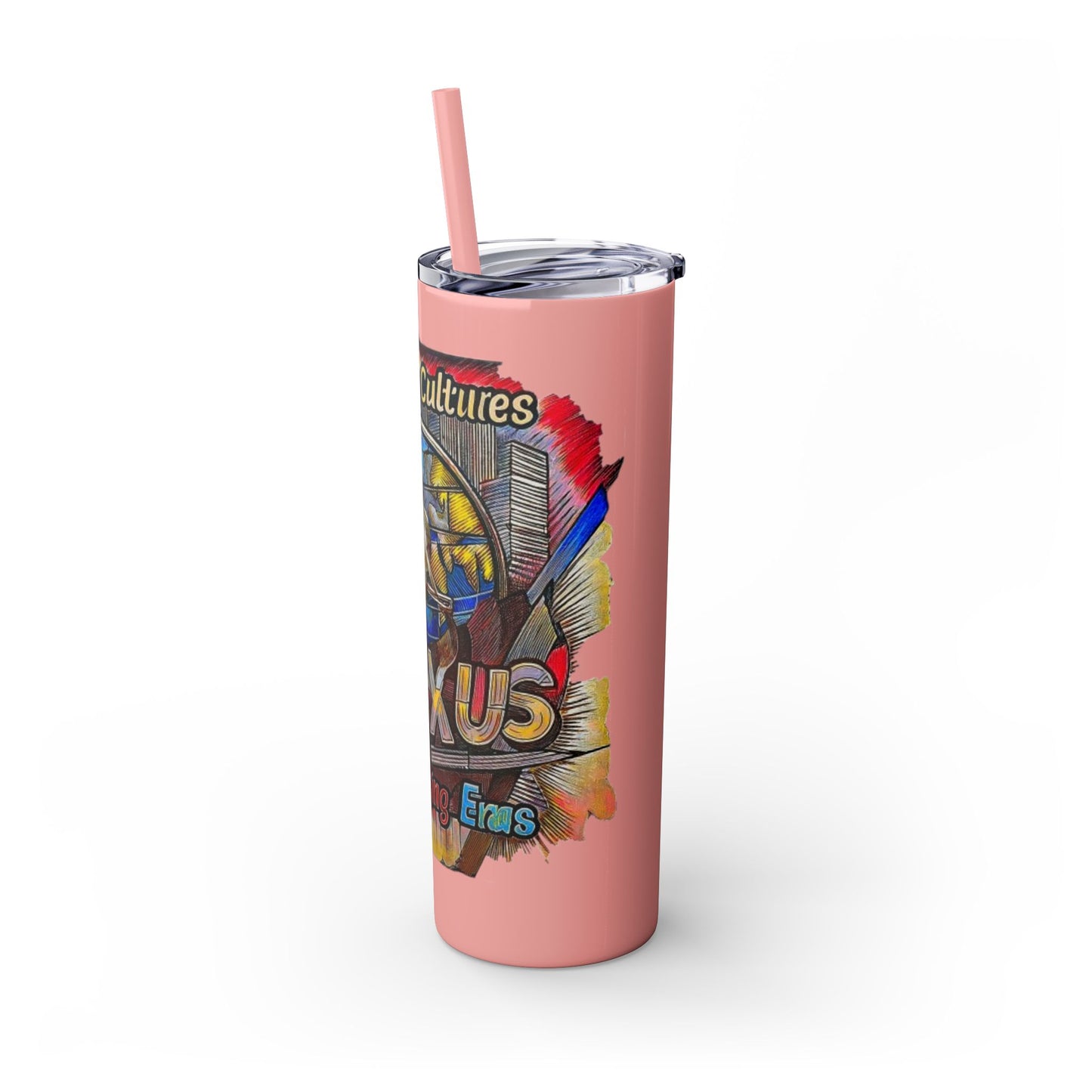 Skinny Tumbler with Straw, 20oz