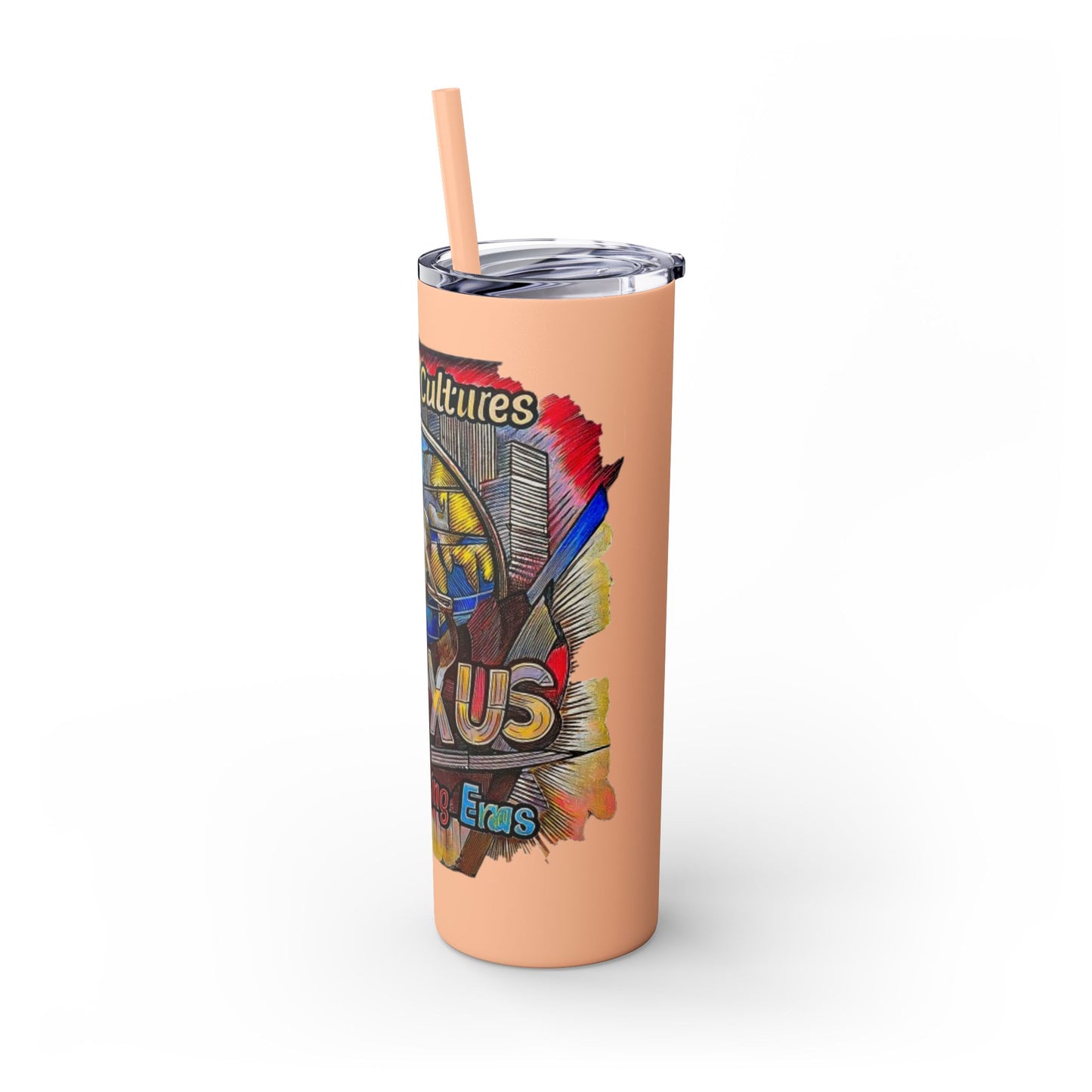 Skinny Tumbler with Straw, 20oz