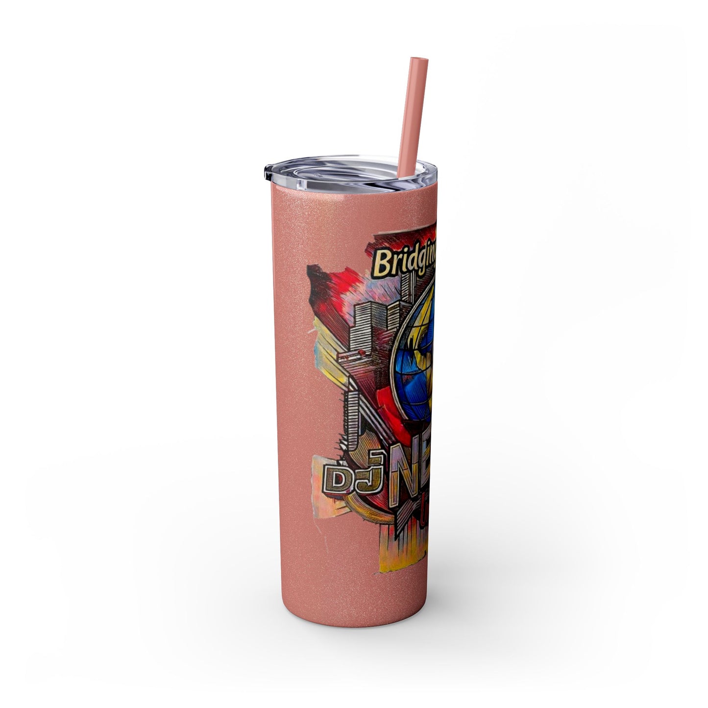 Skinny Tumbler with Straw, 20oz