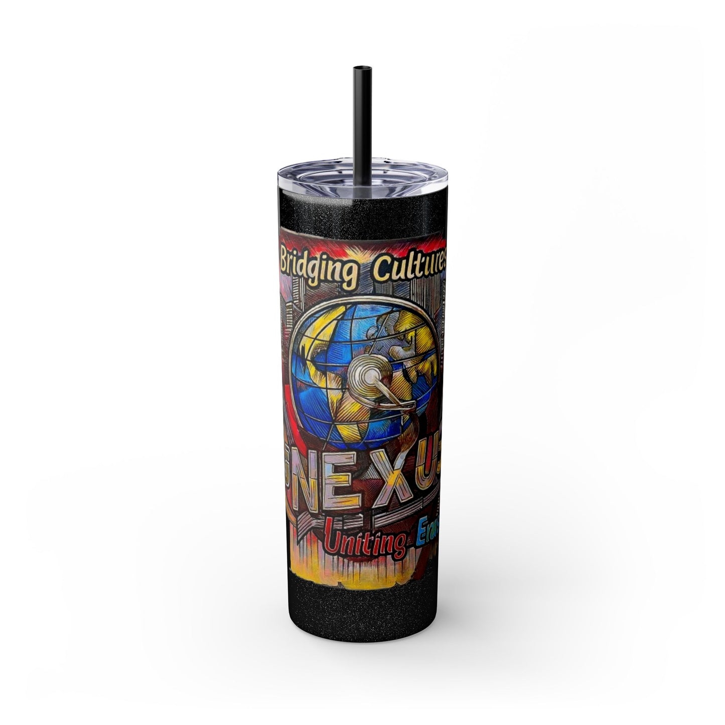 Skinny Tumbler with Straw, 20oz