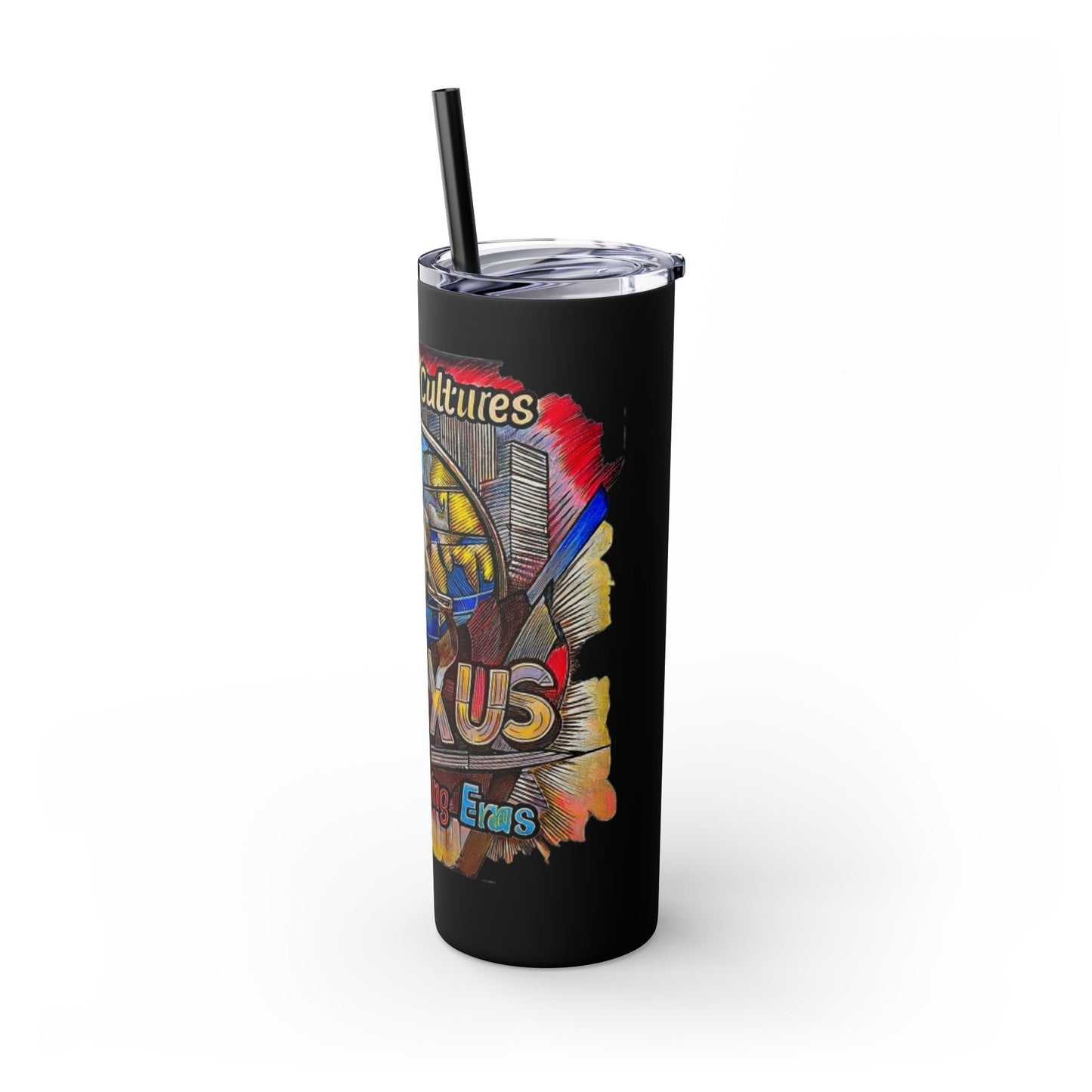 Skinny Tumbler with Straw, 20oz