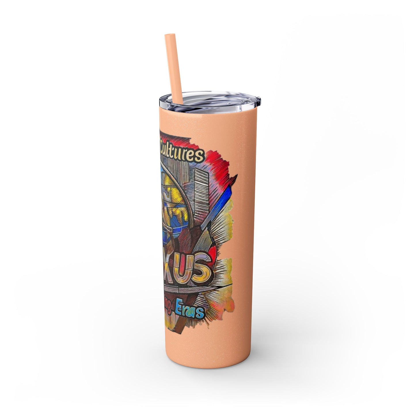 Skinny Tumbler with Straw, 20oz
