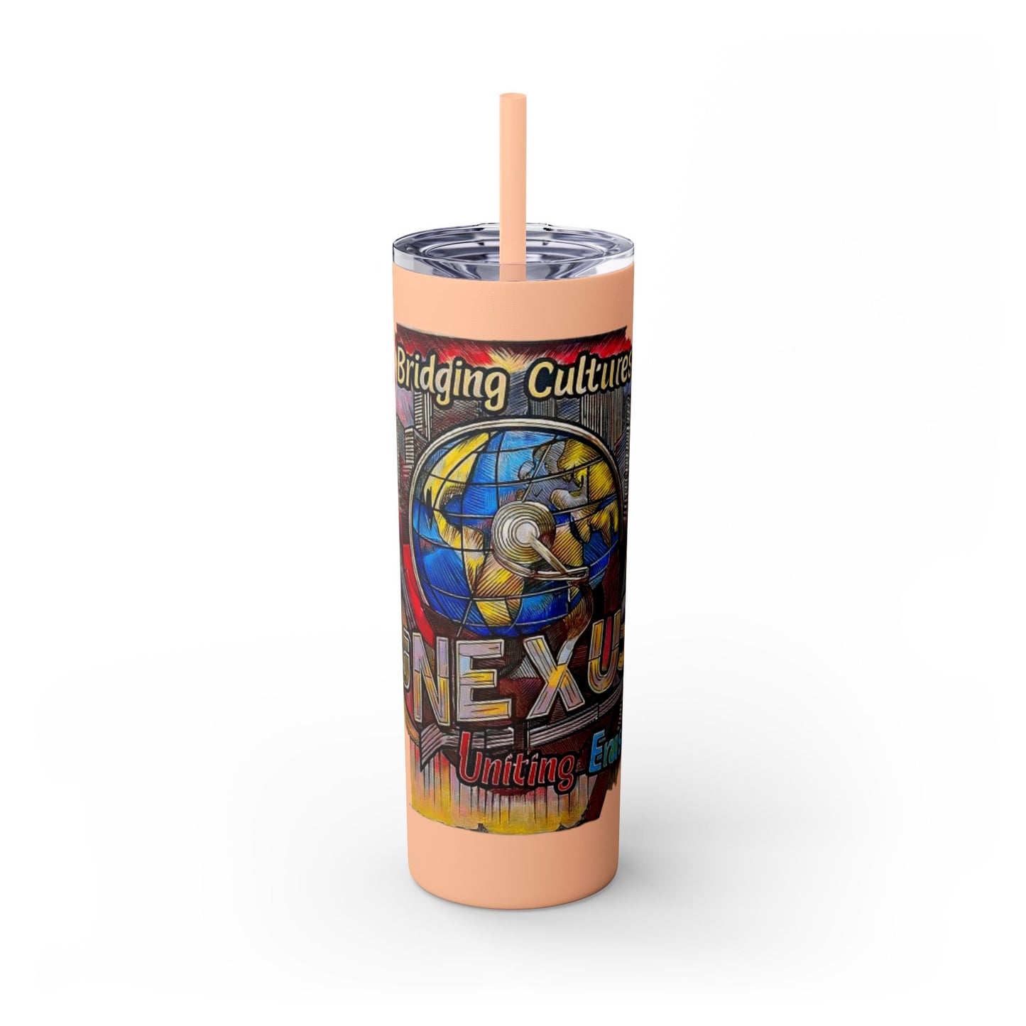 Skinny Tumbler with Straw, 20oz