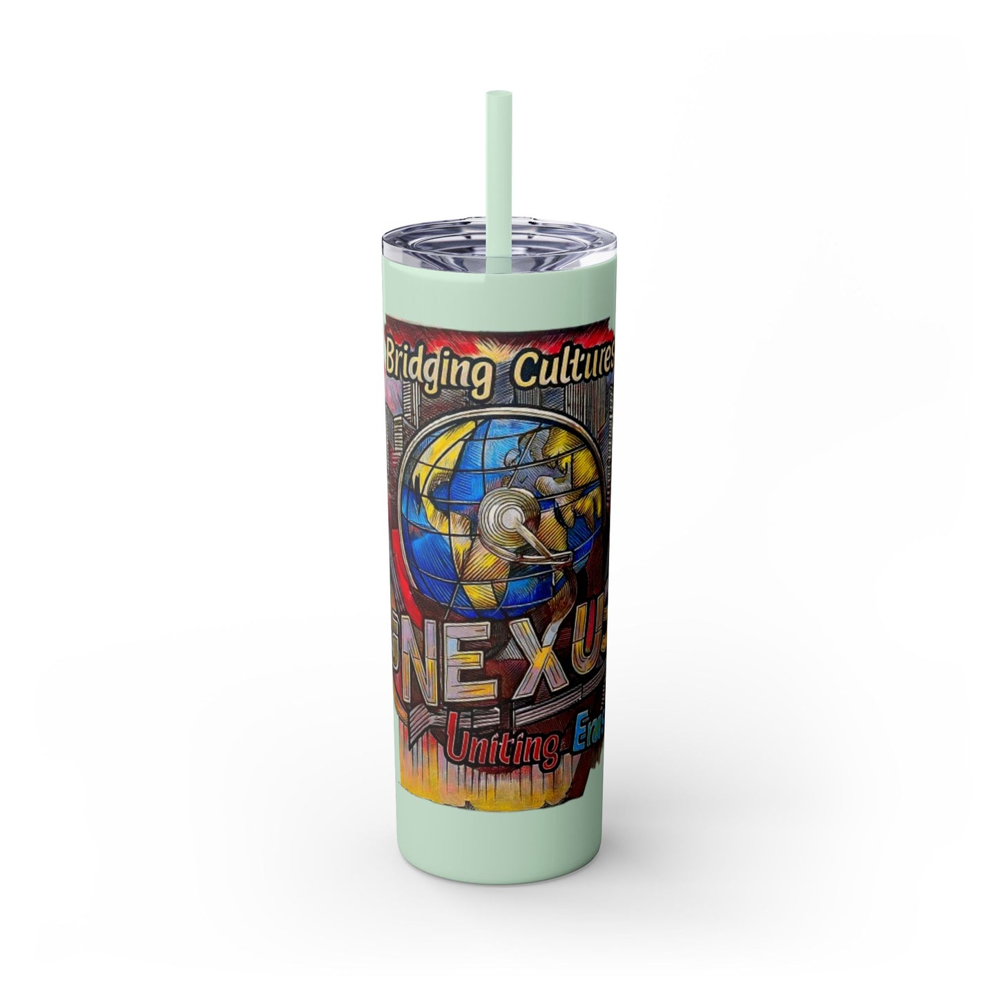 Skinny Tumbler with Straw, 20oz