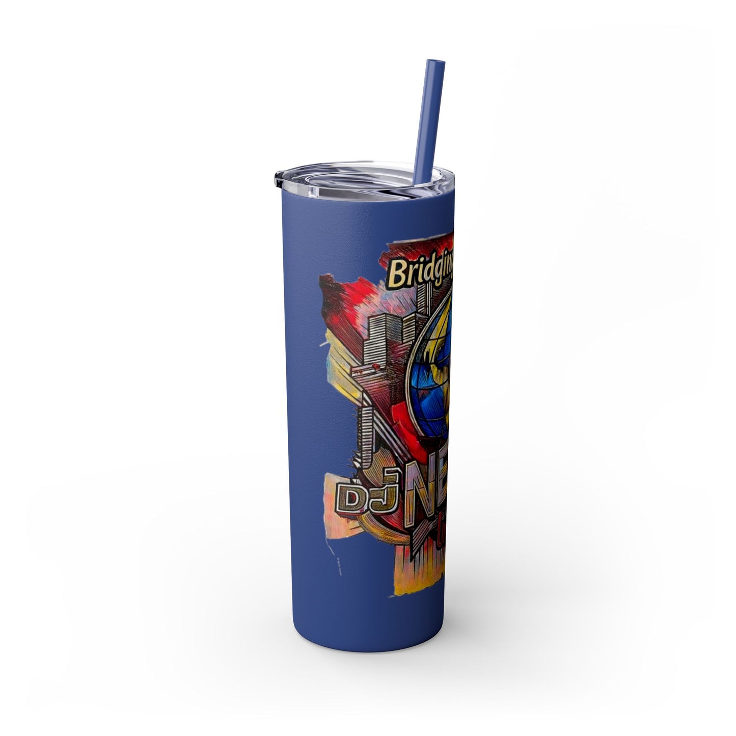 Skinny Tumbler with Straw, 20oz