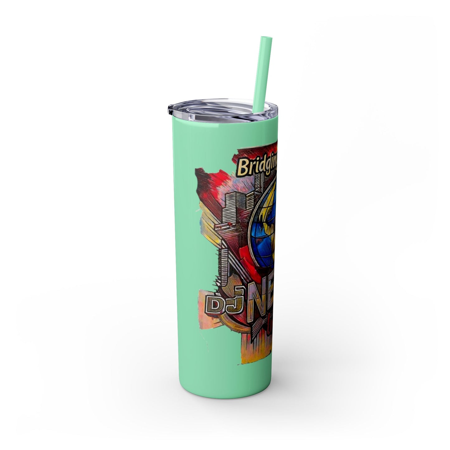 Skinny Tumbler with Straw, 20oz