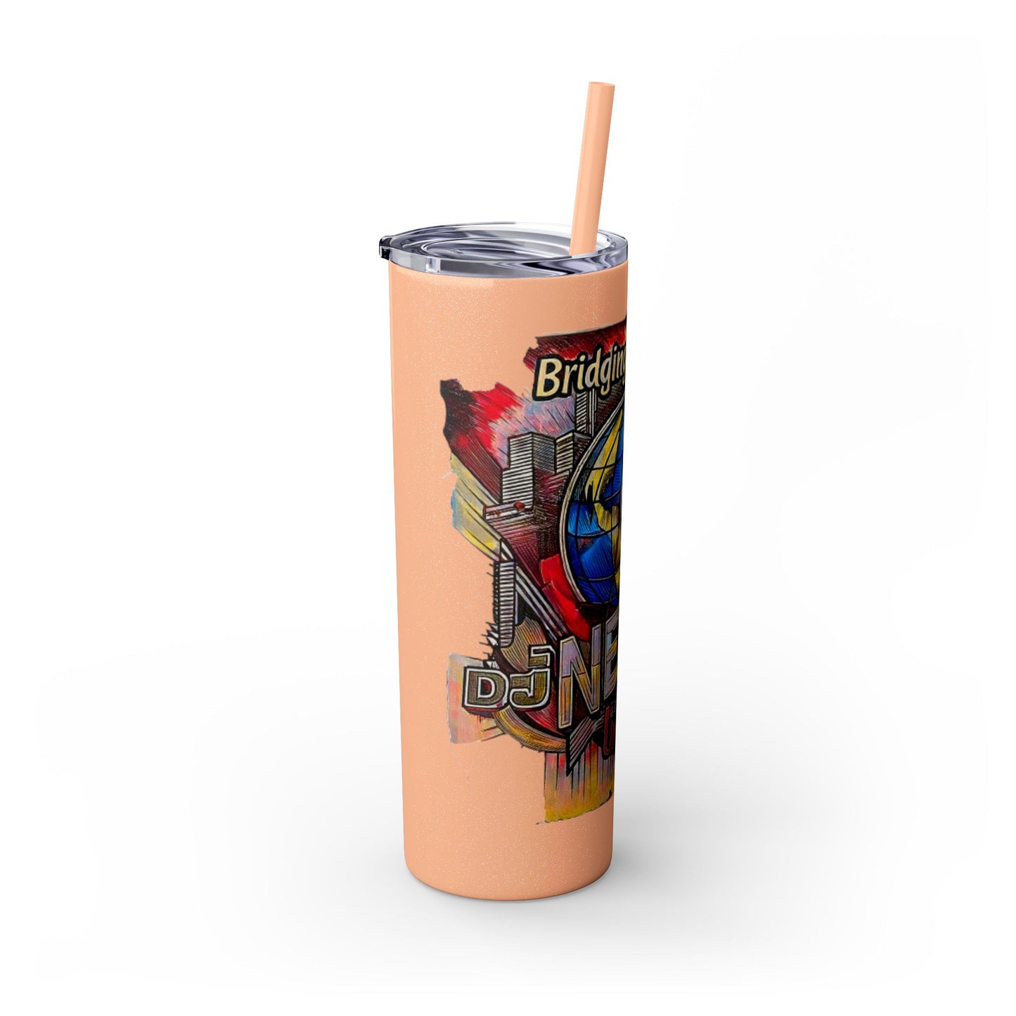 Skinny Tumbler with Straw, 20oz