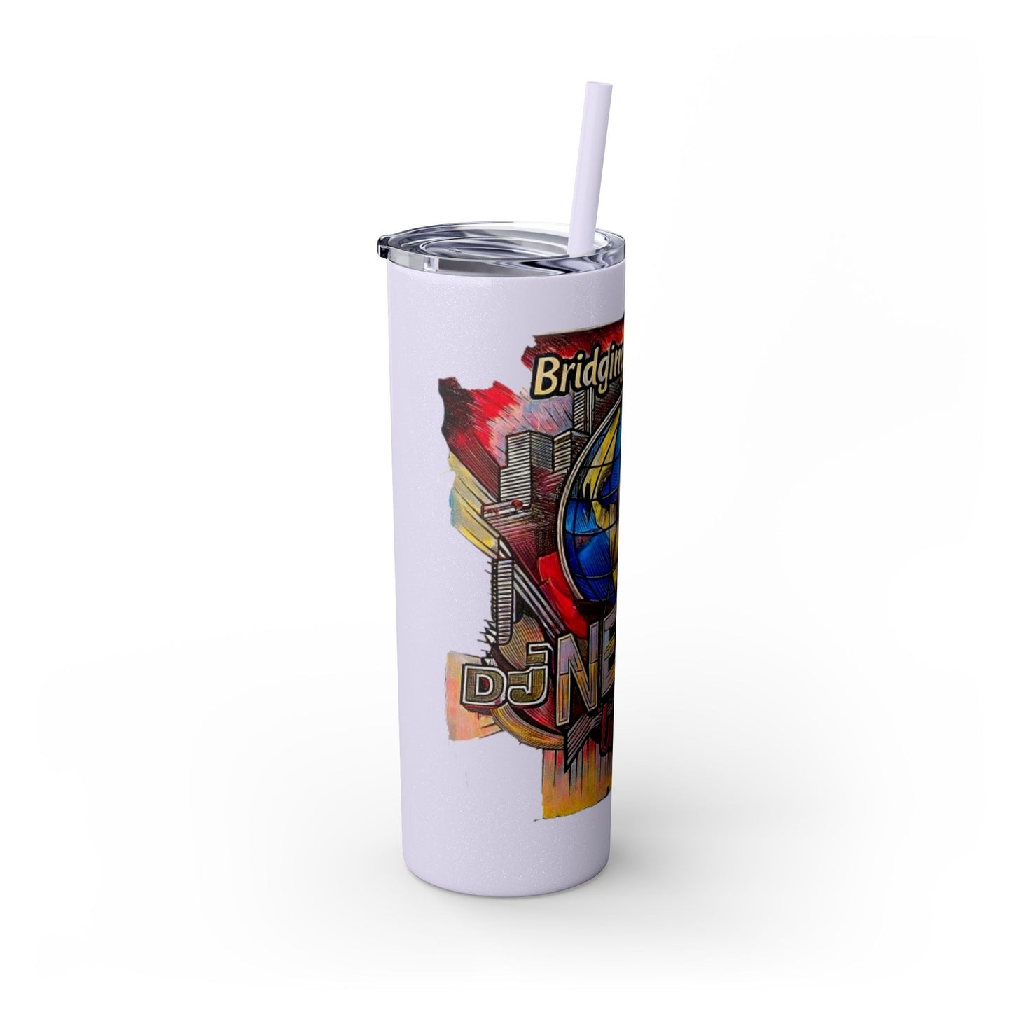 Skinny Tumbler with Straw, 20oz
