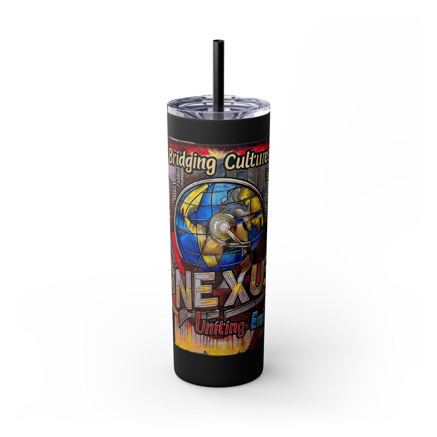 Skinny Tumbler with Straw, 20oz
