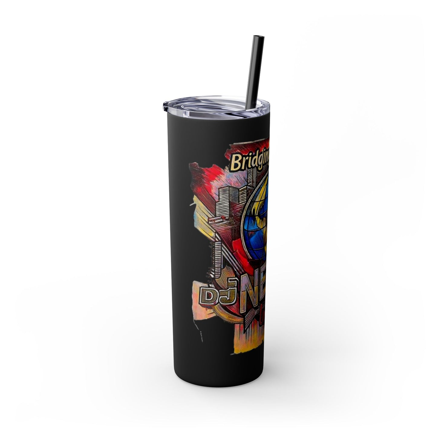 Skinny Tumbler with Straw, 20oz