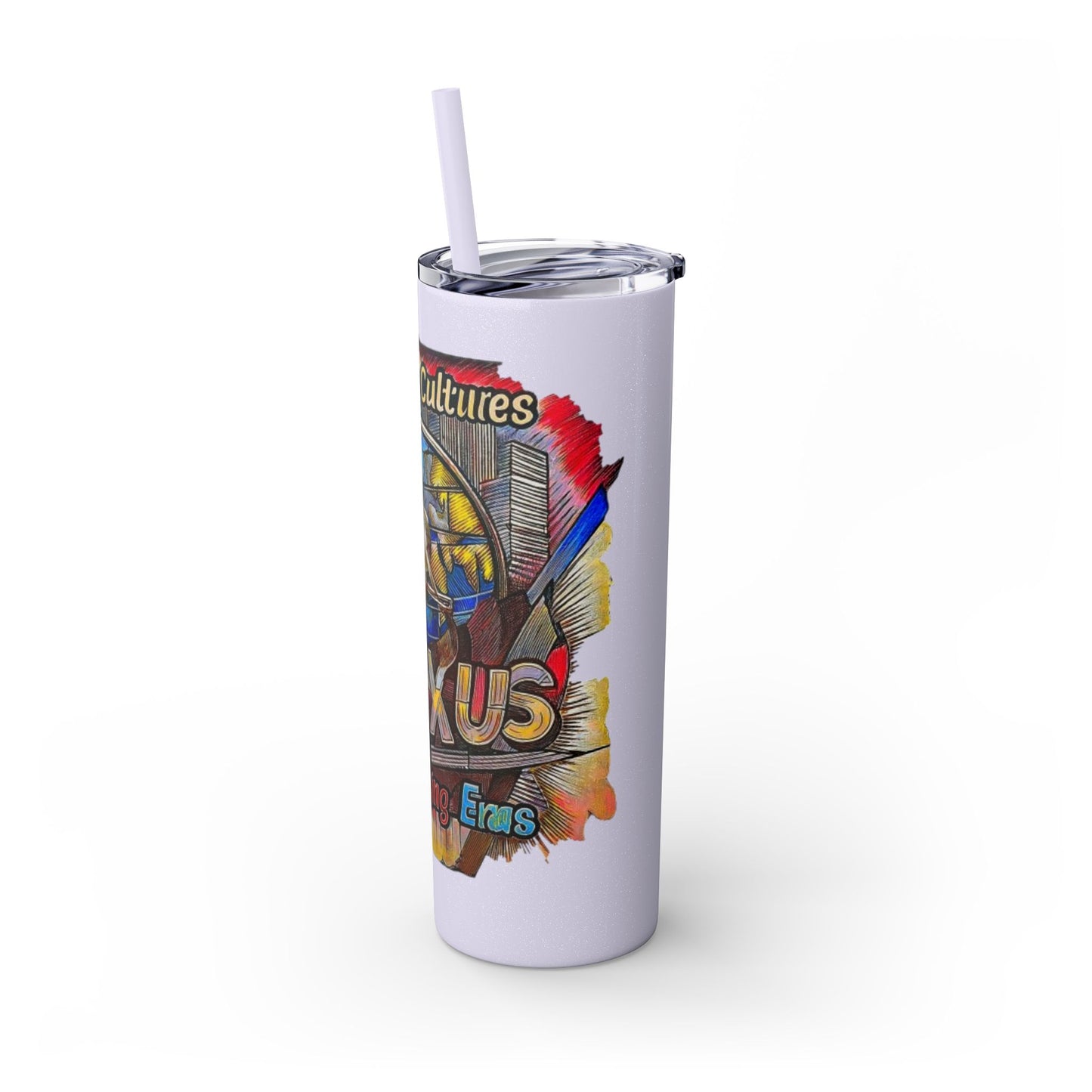 Skinny Tumbler with Straw, 20oz